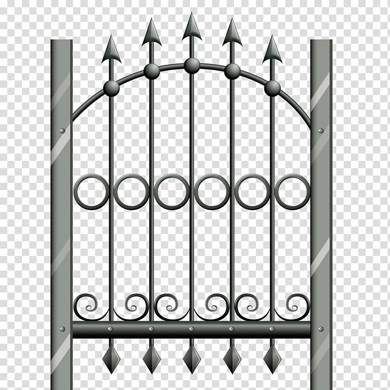 800x800 White Grille Gate Art, Electric Gates Fence Wrought Iron Aluminum