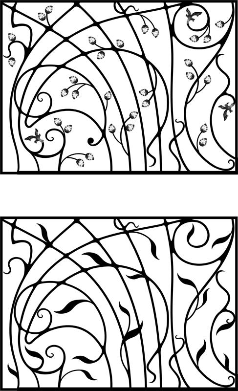 487x800 Wrought Iron Gate, Door, Fence, Window, Grill, Railing Design