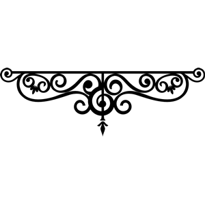 300x300 Wrought Iron Outline Clipart, Cliparts Of Wrought Iron Outline