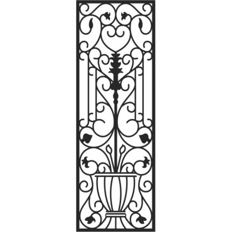 458x458 Faux Wrought Iron Pattern Free Vector