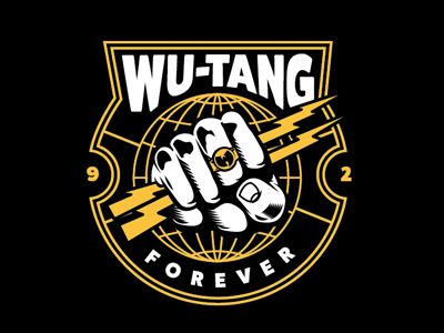 400x300 Wu Flat Vector Illustration Wu Tang, Hip Hop Logo, Wu Tang