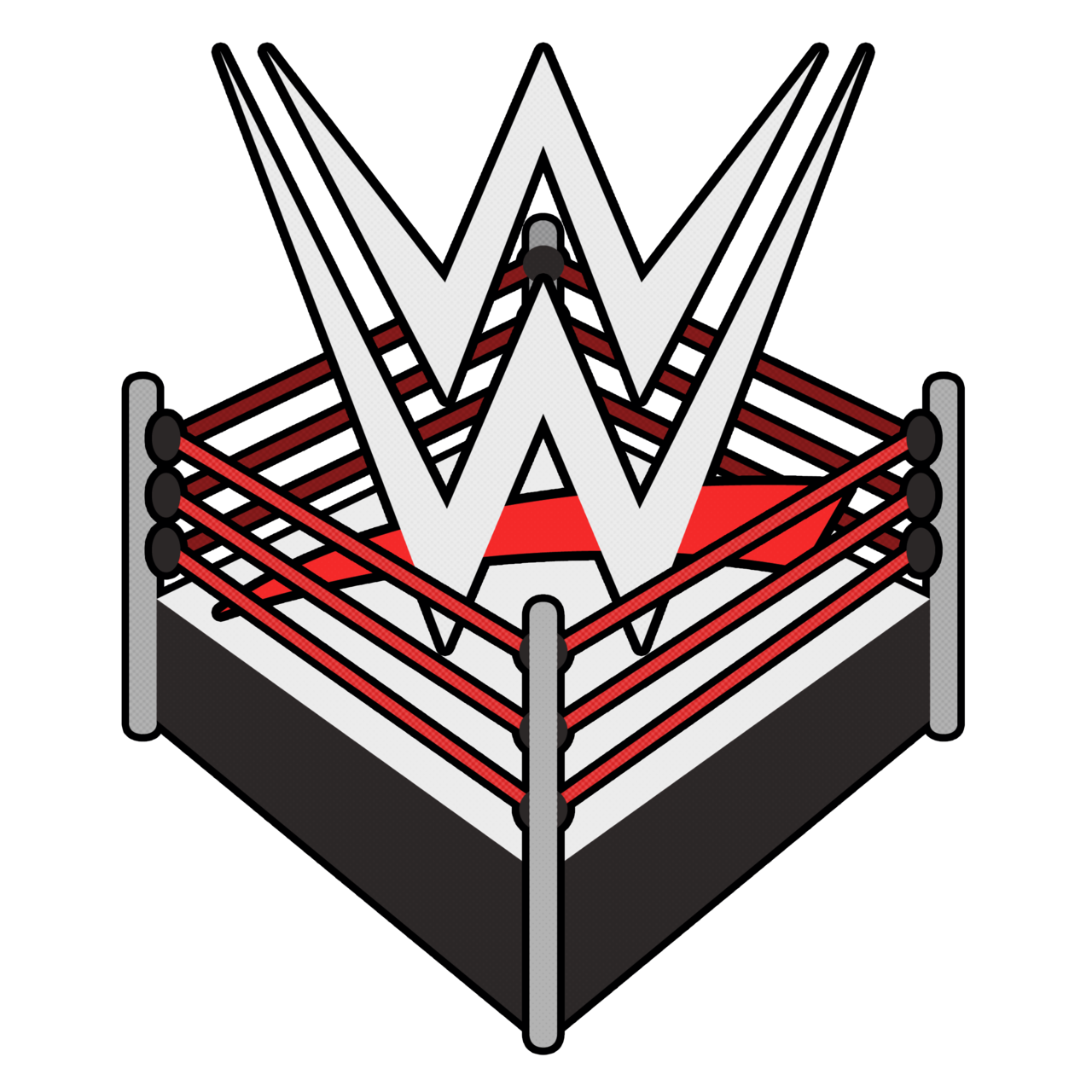 1280x1280 Wwe Logo Png