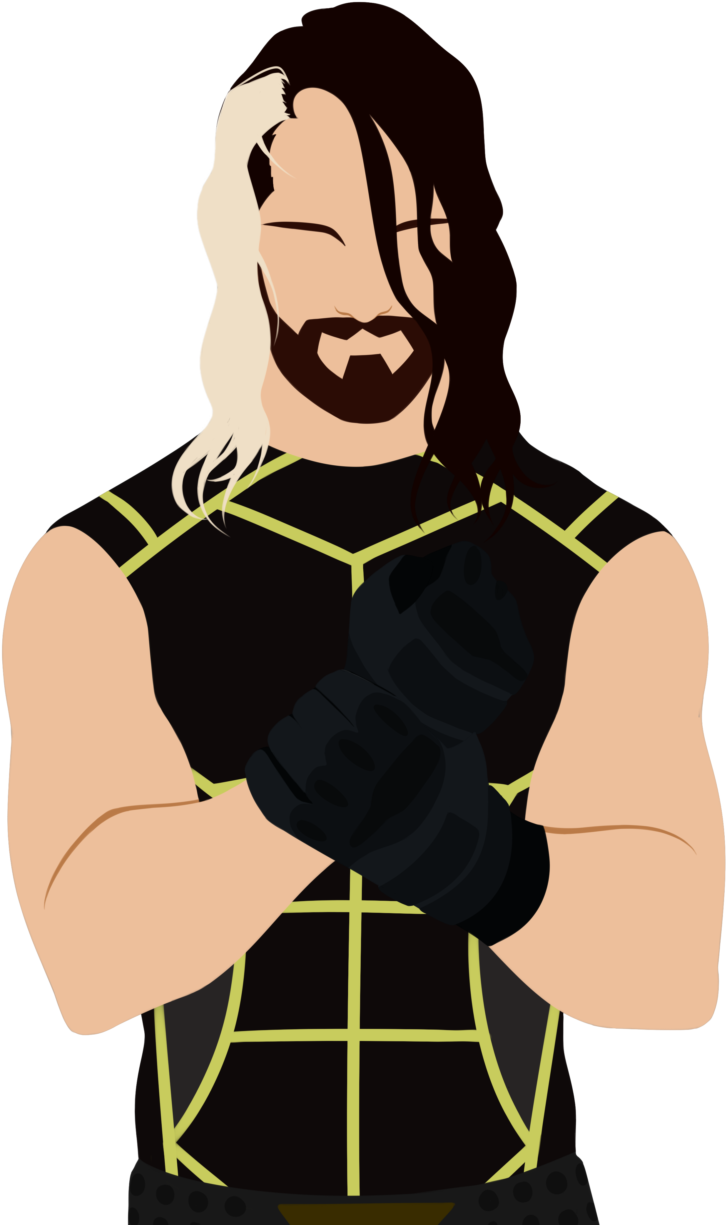 2473x4167 Hd Seth Rollins Vector Png
