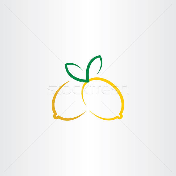 600x600 Lemon Icon Symbol Design Logo Vector Vector Illustration Blasko