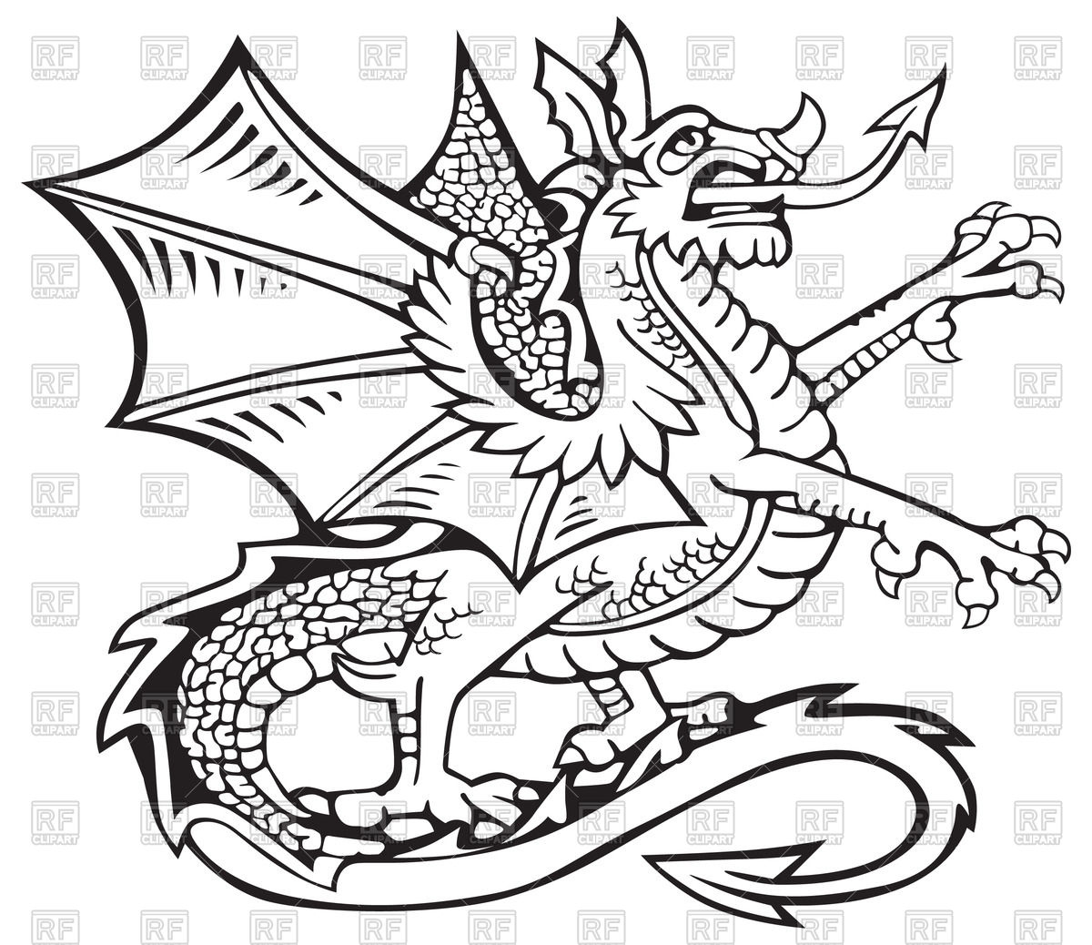 1200x1038 Mythological Heraldic Monster