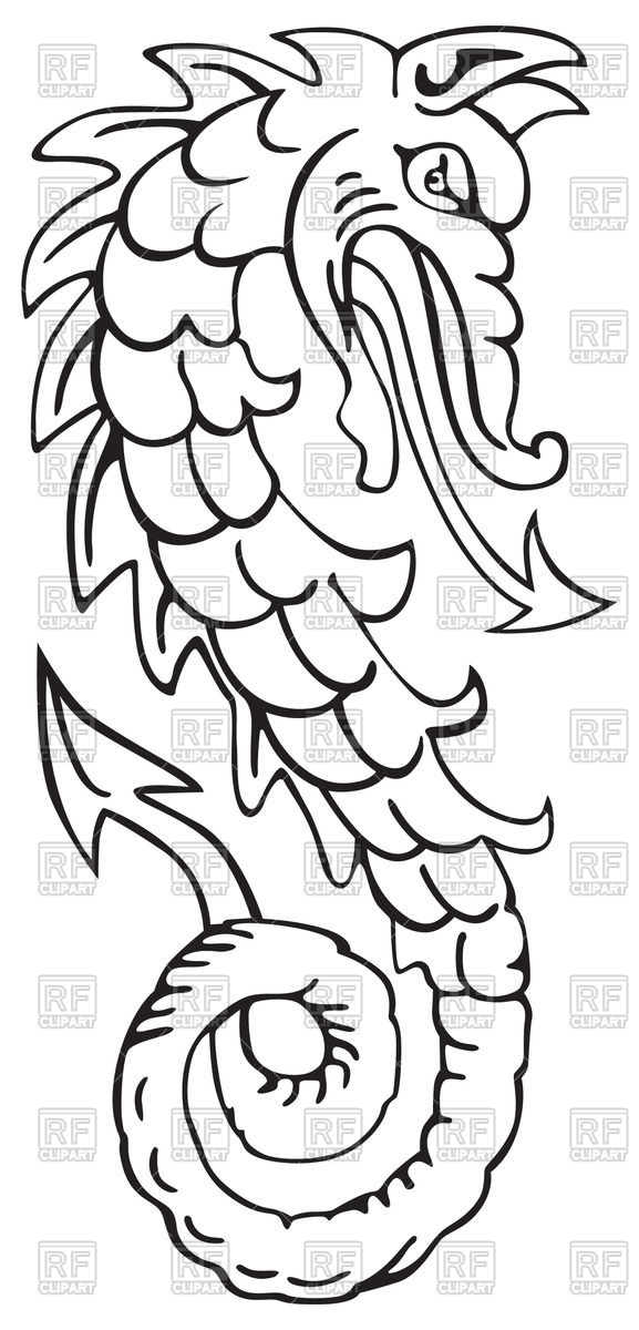 577x1200 Pictogram Of Heraldic Monster