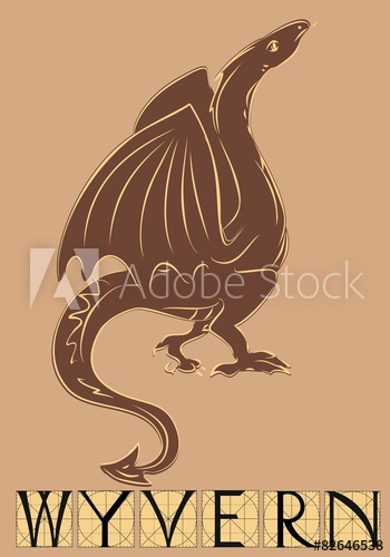 350x500 Wyvern With Title