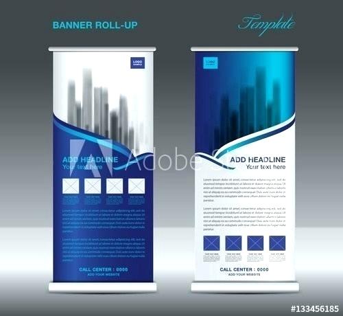 500x460 Red Roll Up Banner Template Vector Advertisement X Poster Pull