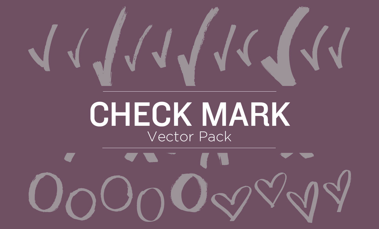 1270x770 Check Mark Vector Pack