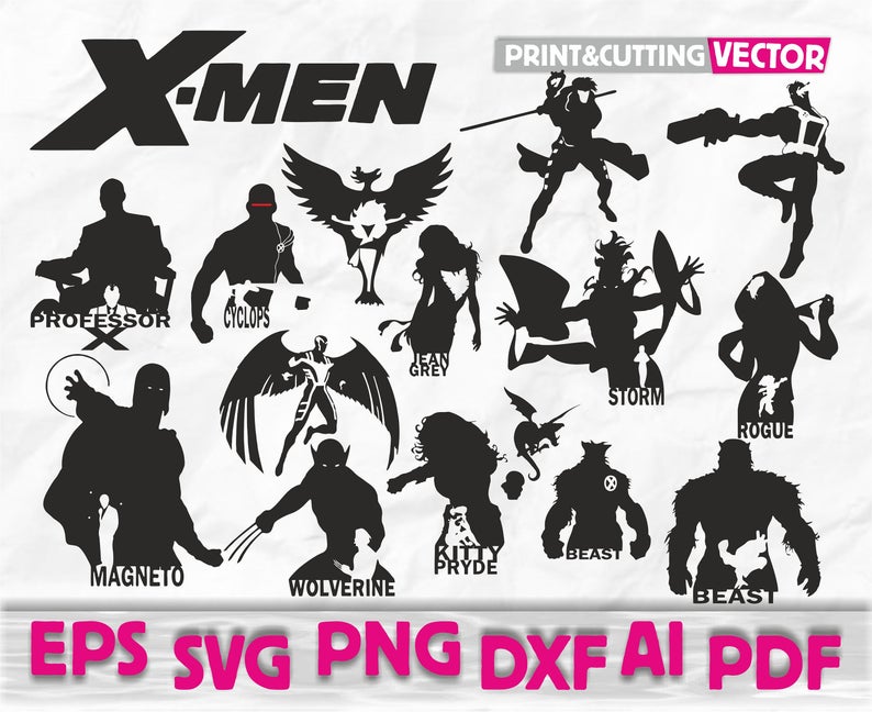 X Men Vector at Vectorified.com | Collection of X Men Vector free for ...