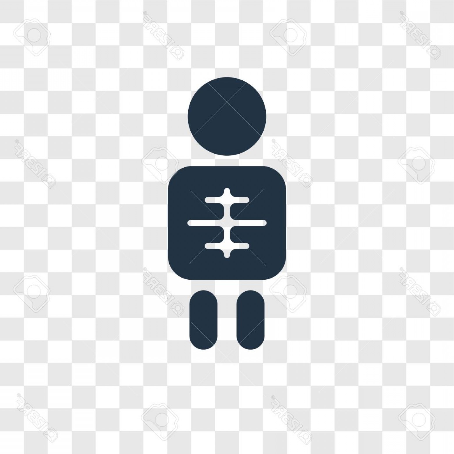 1560x1560 Photostock Vector X Ray Vector Icon Isolated On Transparent