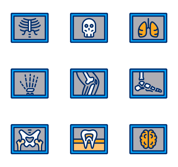 600x564 X Ray Icons