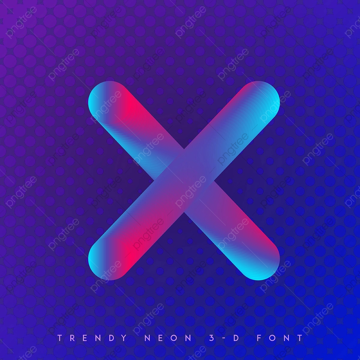 1200x1200 X Vector Neon Alphabet Blend Effect, Neon, Font, Alphabet Png