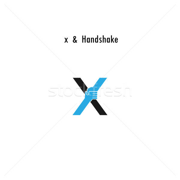 600x600 Creative X Letter Icon Abstract Logo Design Vector Template Bus