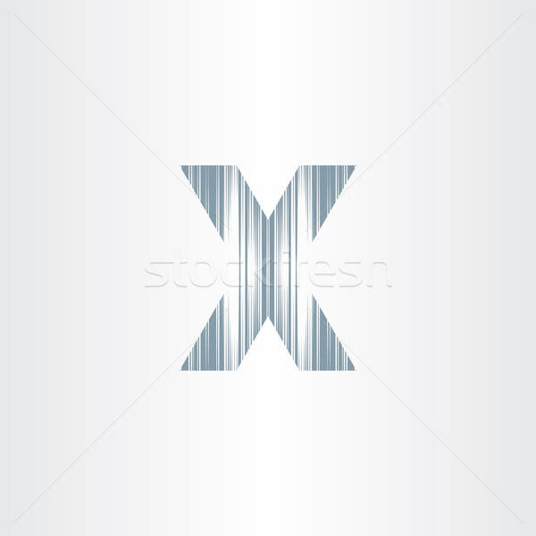 600x600 Scratched Letter X Symbol Vector Illustration Blasko Rizov