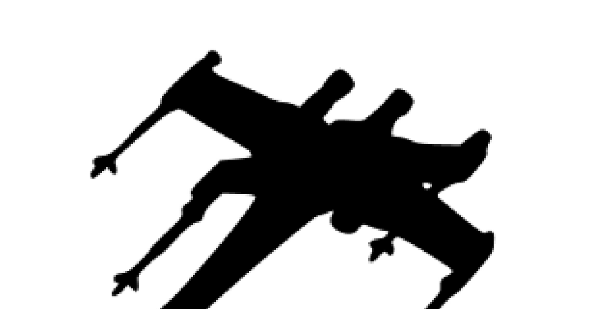 1200x630 Star Wars X Wing Fighter Crafting Star Wars Silhouette