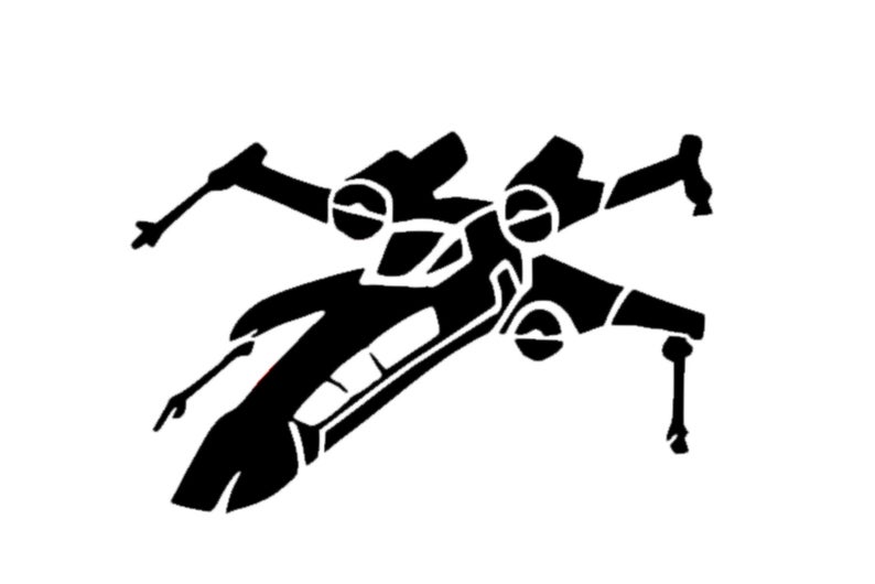 794x530 X Wing Fighter Star Wars Decal X Wing Decal Vinyl X Wing Etsy