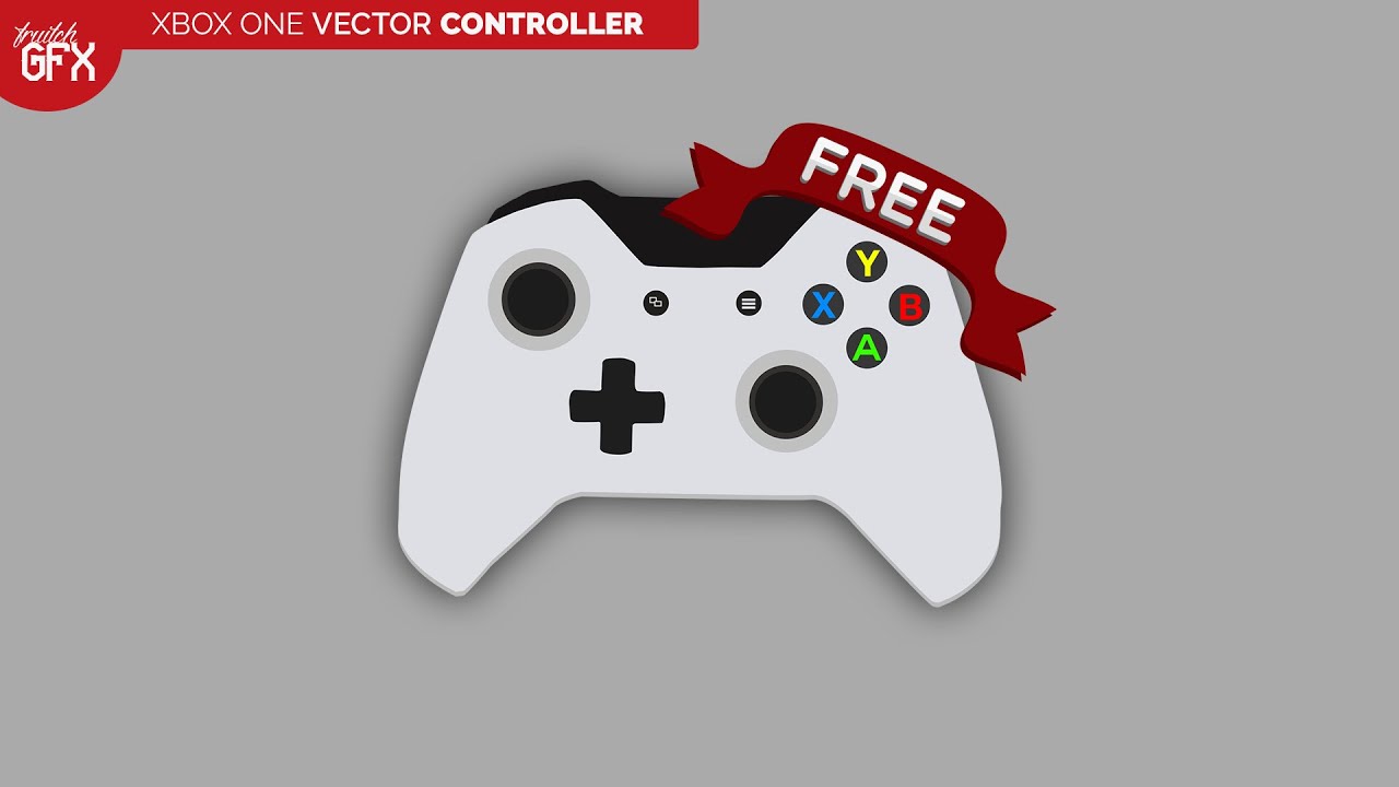 1280x720 Xbox One Vector Controller
