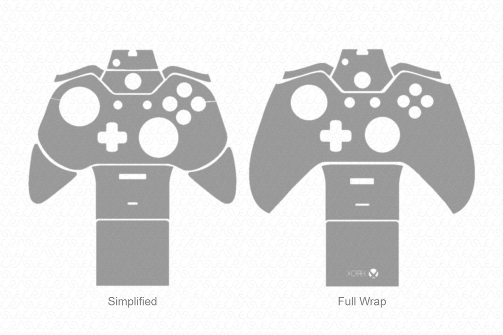 1024x683 Microsoft Xbox One Gaming Controller Vinyl Skin Vector