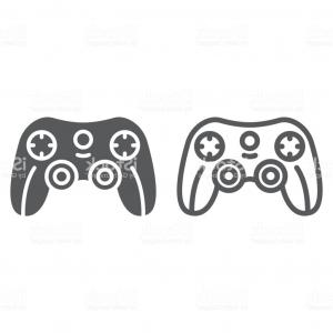300x300 Stock Illustration Xbox Game Controller Vector Silhouette Ideal