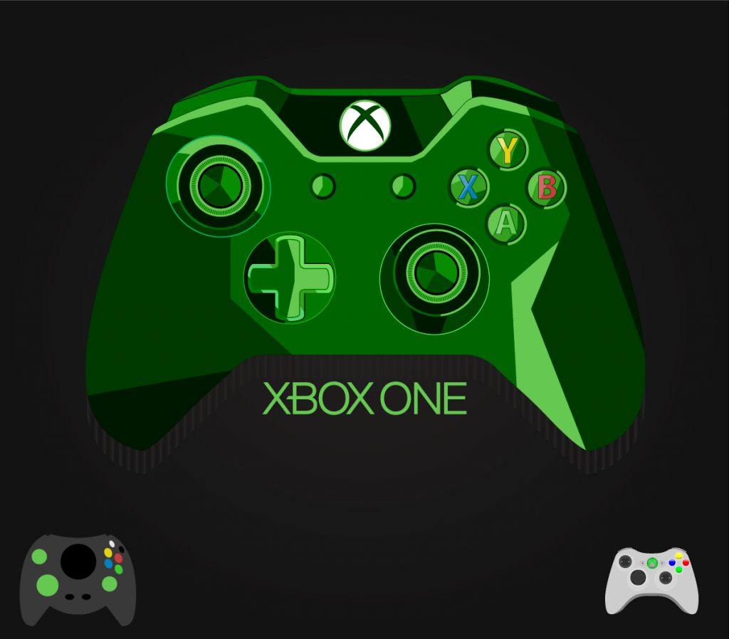 1024x898 Xbox One Controller Vector Freebie Gaming Xbox One Controller
