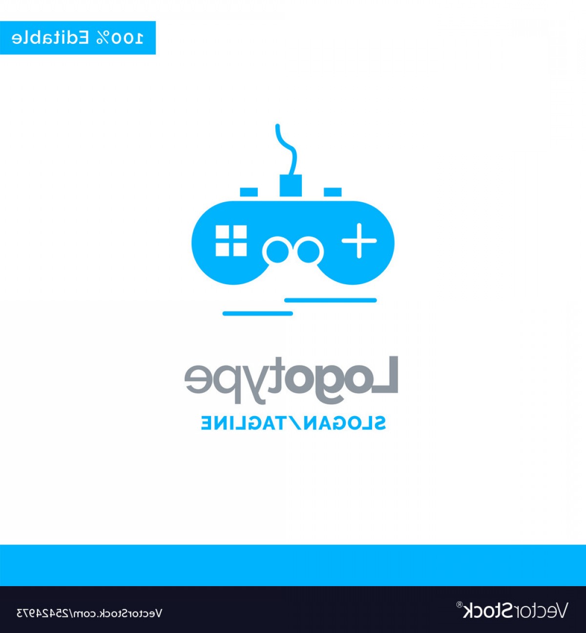 1200x1296 Joystick Wireless Xbox Gamepad Blue Business Logo Vector Handandbeak