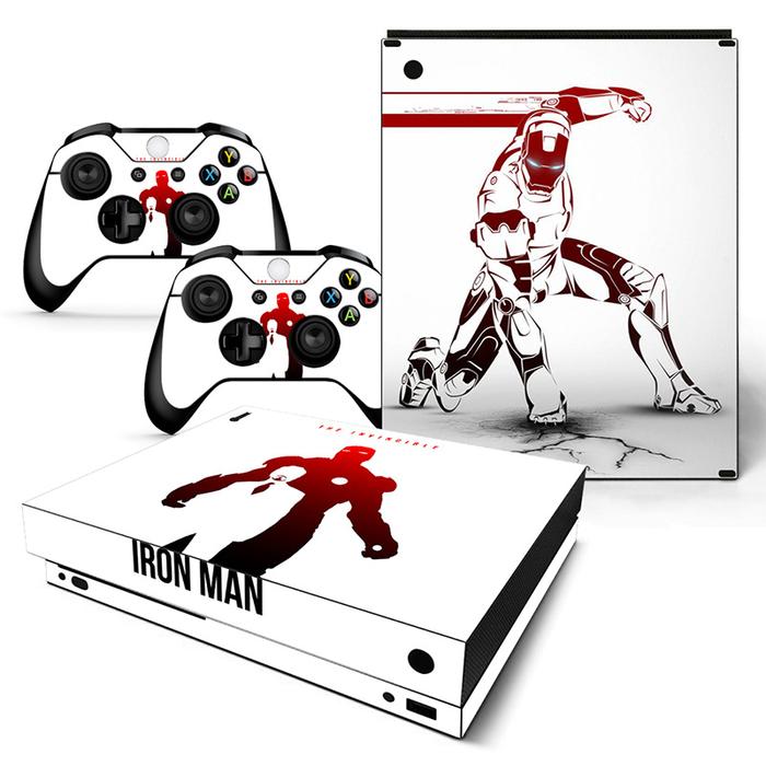700x700 Marvel Tony Stark Iron Man Vector Art White Xbox One X Skin
