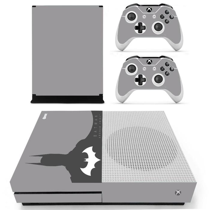 700x700 Dc Comics Batman Arkham Knight Vector Art Gray Xbox One S Skin