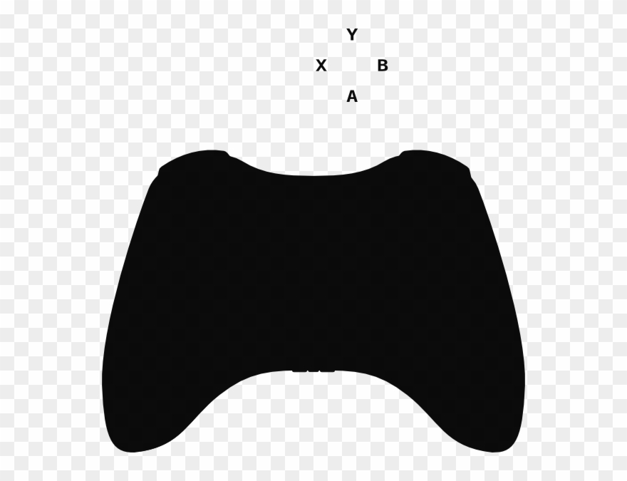 Xbox Controller Silhouette Clip Art 880x675 Xbox Controller Silhouette Clip Art