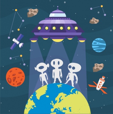 367x368 Alien Free Vector Download