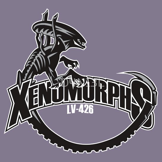 550x550 Lv Xenomorphs, A T Shirt Of Funny, Retro, Geek, Parody, Movies
