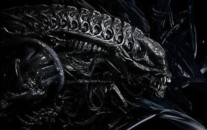 300x188 Alien Xenomorph Vector Large Wall Art Poster Print
