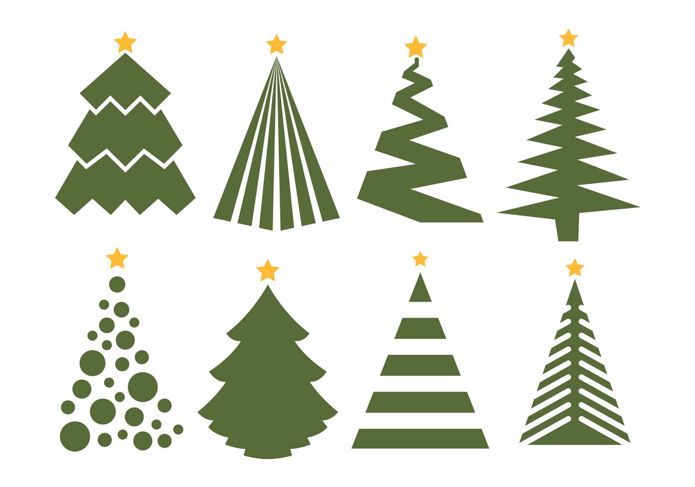 1400x980 Holiday Tree Free Vector Art