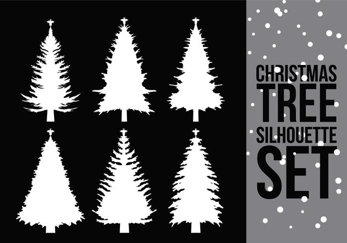 700x490 Christmas Tree Silhouette Free Vector Art