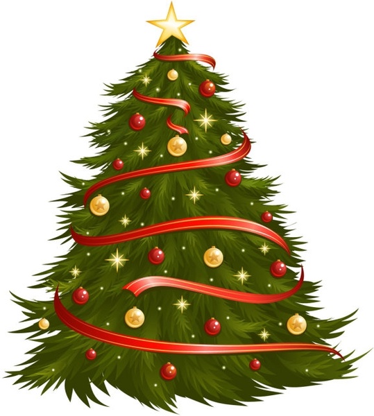 539x600 Christmas Tree Vector Free Vector In Encapsulated Postscript