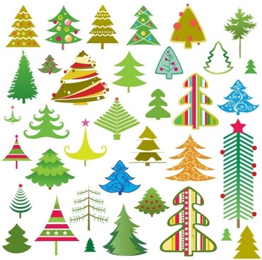 371x368 Christmas Tree Vector Free Vector Download