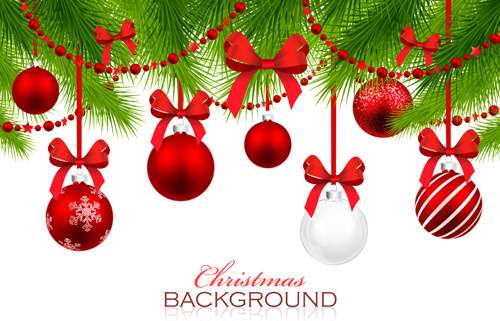 500x321 Christmas Decorations Vector Free Vector Download