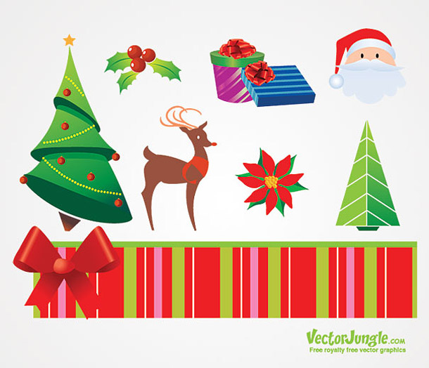 610x524 Best Free Christmas Vector Graphics Designbump