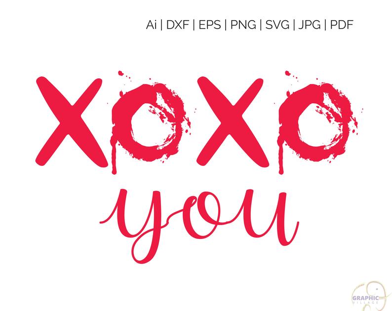 794x630 Xoxo You Vector Clipart Digital Silhouette And Etsy