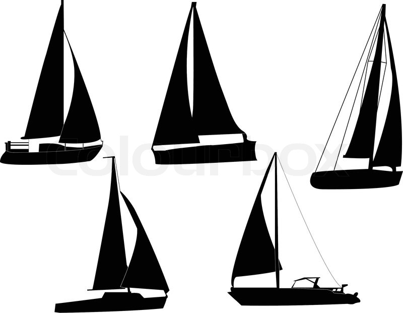 800x621 Sail Boats Silhouette