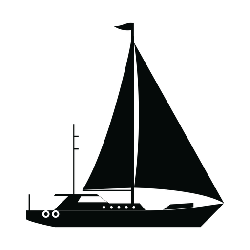 yacht boat silhouette