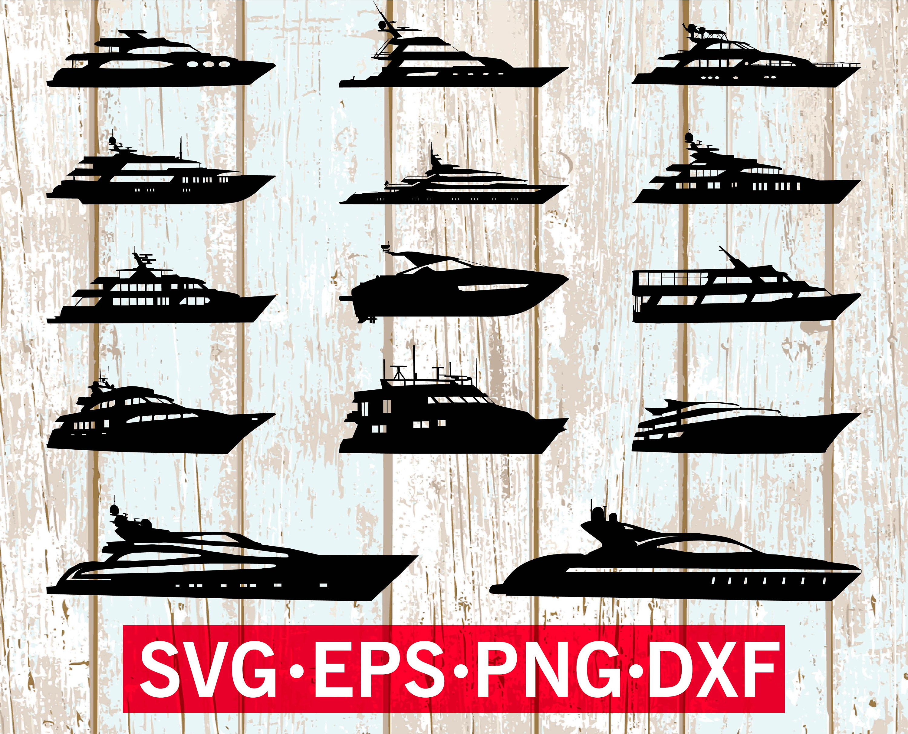 3000x2424 Yacht Yacht Dxf Yacht Clipart Yacht Etsy