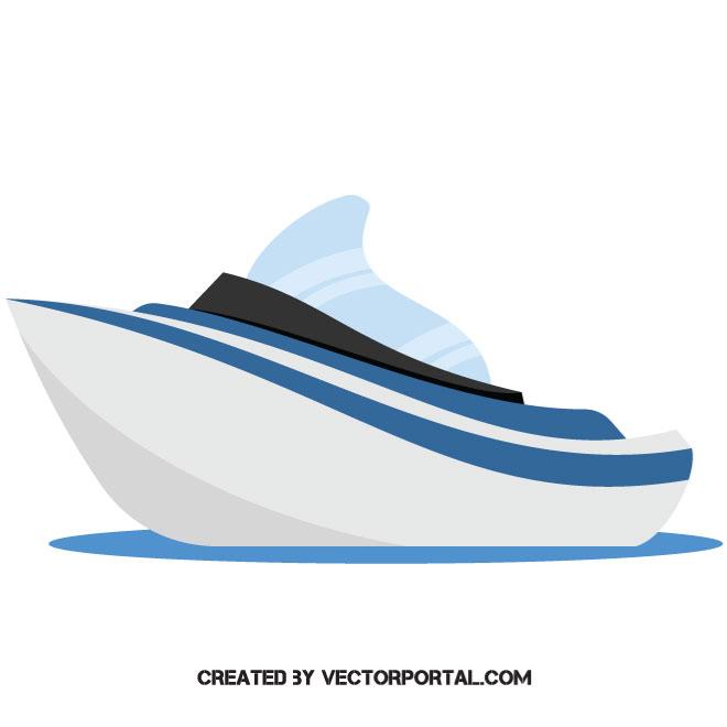 660x660 Luxurious Yacht Vector Image