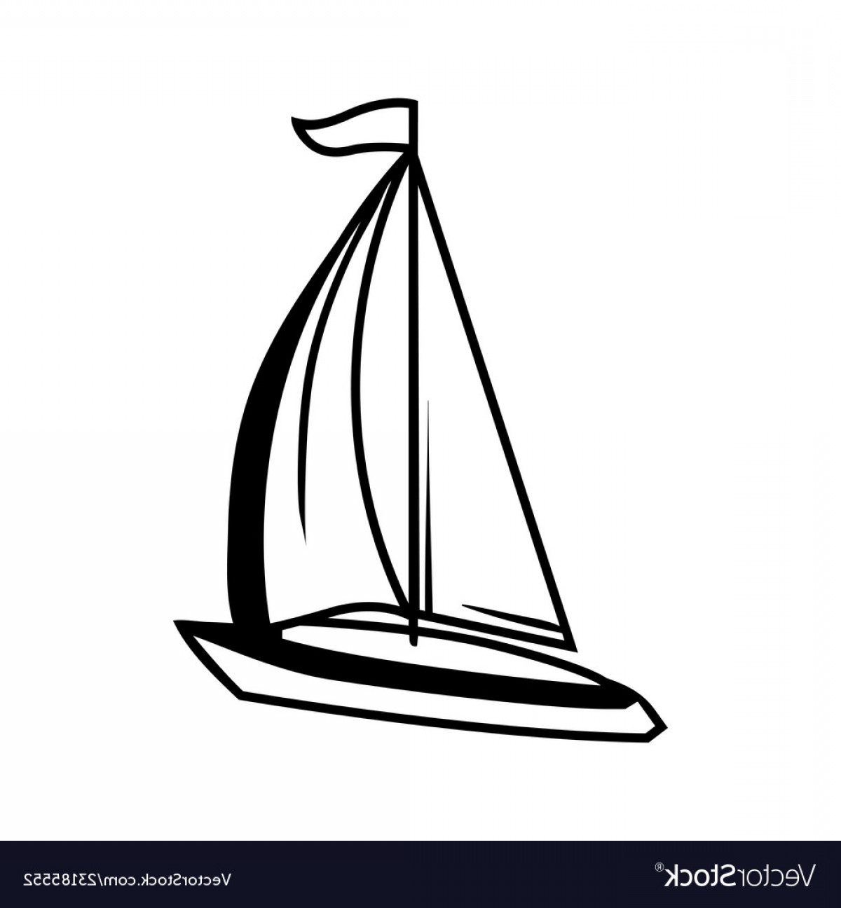 Yacht Vector At Vectorified.com 