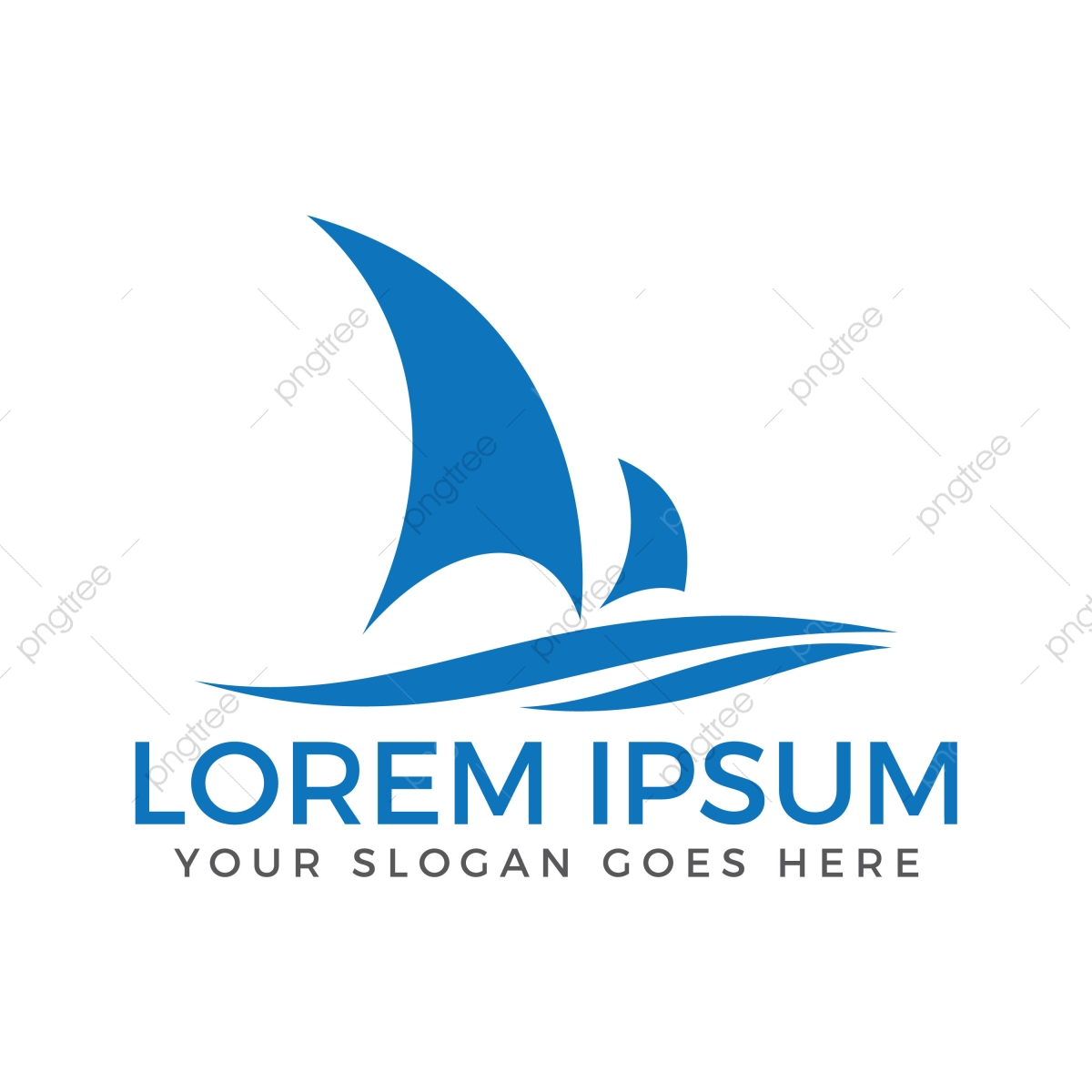 1200x1200 Yacht Vector Logo Design, Abstract, Anchor, Background Png