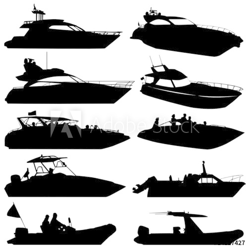500x500 Motor Yacht Vector
