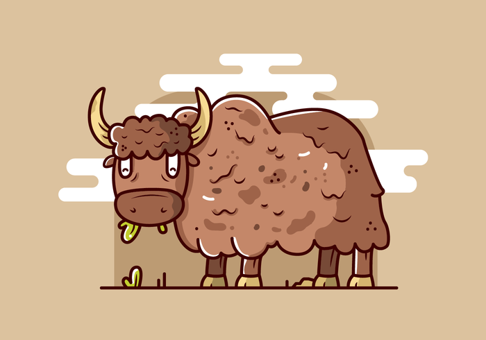 700x490 Free Yak Vector