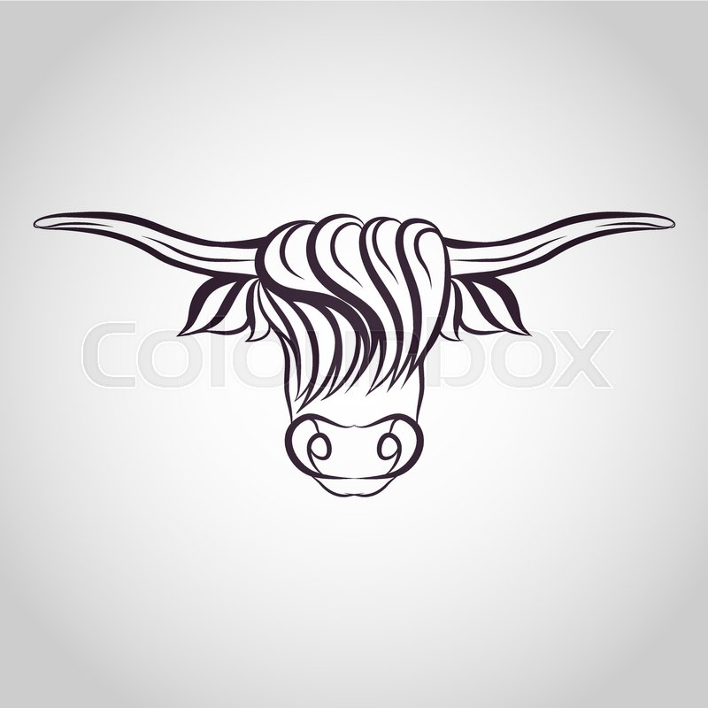 800x800 Yak Logo Vector Icon Illustrator Stock Vector Colourbox