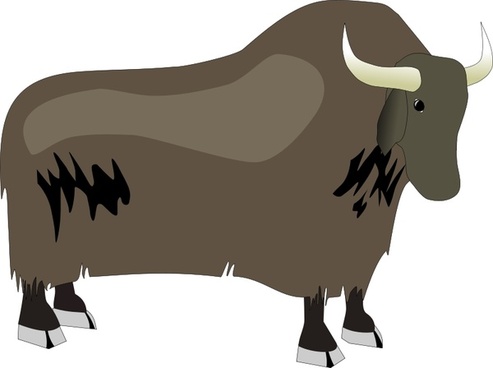 493x368 Yak Vector Free Vector Download