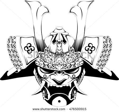 450x424 Samurai Mask Samurai Art Samurai Mask Tattoo, Samurai Tattoo